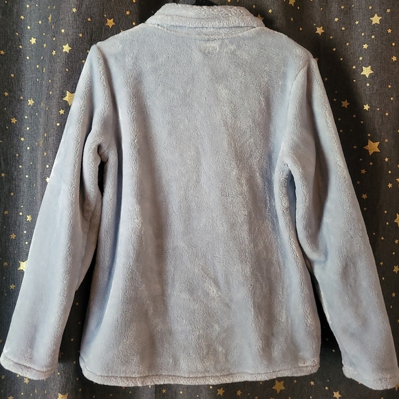 32 Degrees Heat | Light Blue Plush Zip-Up Jacket Medium - Picture 4 of 4